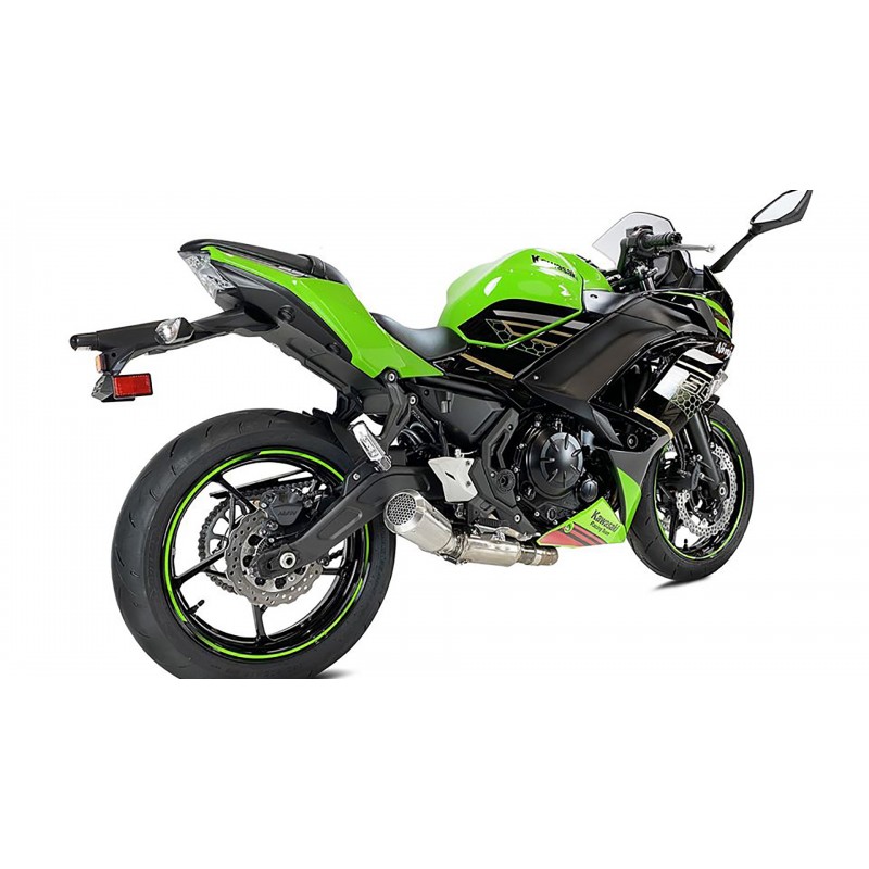IXRace Uitlaatsysteem MK2 | Kawasaki Ninja 650/Z650/Z650 | RVS | Motoruitlaten.nl